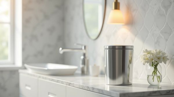 Poubelle de salle de bain : élégance et fonctionnalité réunies