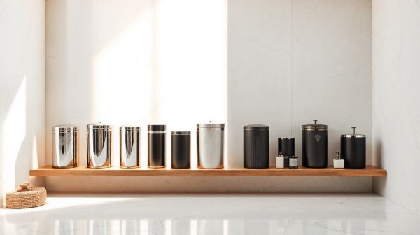 Sélection des meilleures poubelles de salle de bain élégantement pratiques